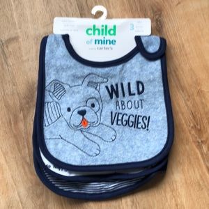 Set of 3 Bibs- Brand New